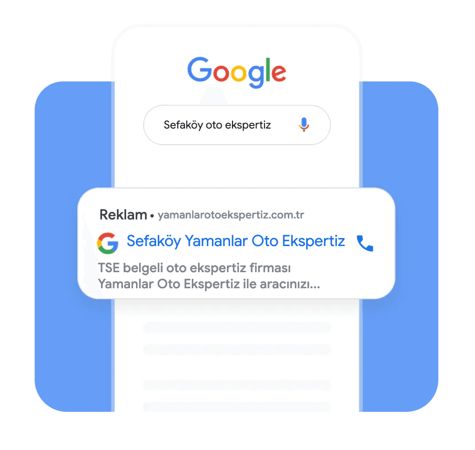 Google'da Müşteri Araması