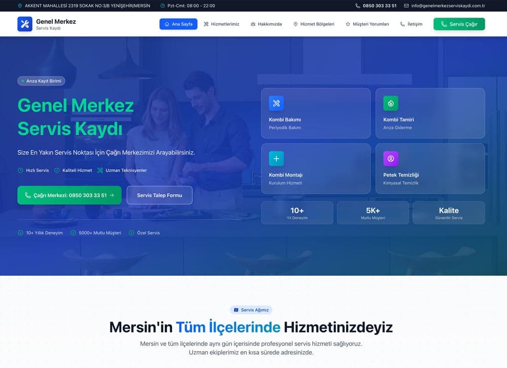 Genel Merkez Servis Kaydı
